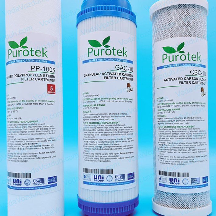 Purotek Хлор инструкция к картриджам